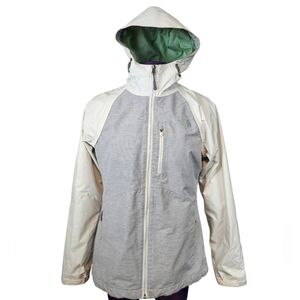 North‎ Face White Gray Green HyVent Triclimate 3-In-1 Coat Size Small Women's